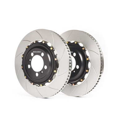 GiroDisc Porsche 911 GT3 RS (992) (w/36mm Front Rotors Excl PCCB) Slotted Front Rotors
