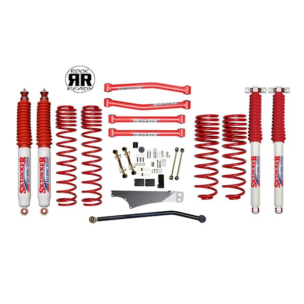 JK 4DR 4" RED KIT W/HYDRO