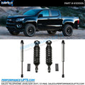 2.5 DLSS C/O N/R 2IN W/ RR DLSS 2015 CHEVY COLORADO 4WD