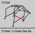 Cusco Safety21 13pt 2Pssgr BLK Roll Cage Nissan R33 2dr (S/O/No Cancel)