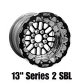 Belak 13x11 / 5in BS / 4x100 BP / High Pad / Series 2 Wheel - Double Beadlock Billet