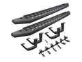 RB20 Running Boards With Mounting Brackets & 2 Pairs of Drop Steps Kit Textured Black 2019-2026 Sierra 1500 2020-2026 Sierra 2500/3500 HD Go Rhino