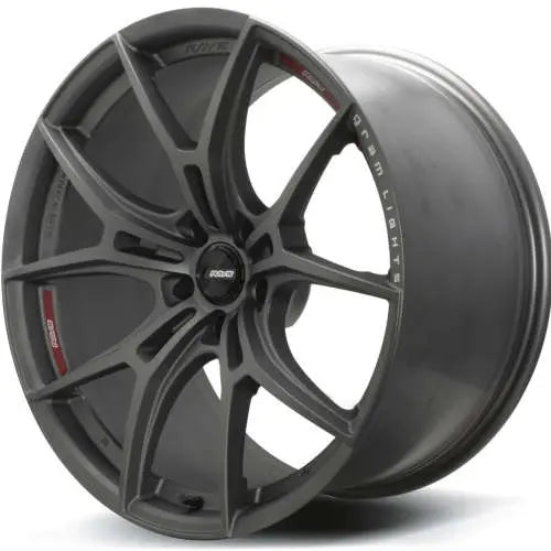 Gram Lights 57FXZ Overseas 19x8.5 +38 5-114.3 Matte Graphite w/Machining Wheel