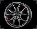 Gram Lights 57FXZ Overseas 19x8.5 +45 5-114.3 Matte Graphite w/Machining Wheel
