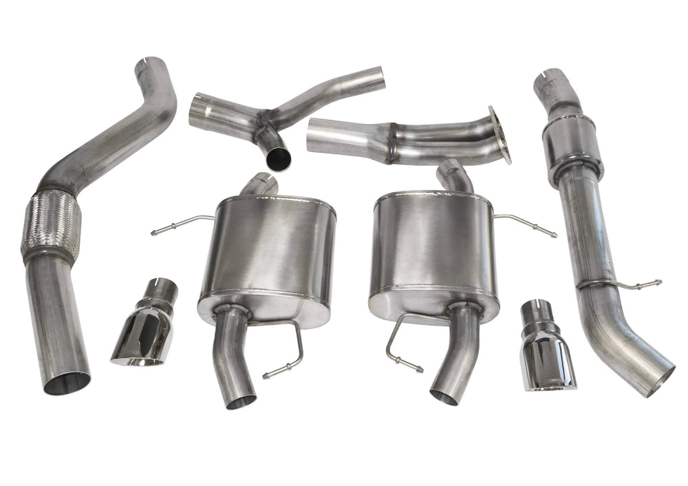 CORSA Performance polished cat-back exhaust