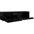 16X13X72 INCH BLACK SMOOTH ALUMINUM TOPSIDER TRUCK BOX