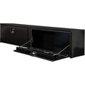 16X13X72 INCH BLACK SMOOTH ALUMINUM TOPSIDER TRUCK BOX