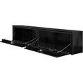 16X13X72 INCH BLACK SMOOTH ALUMINUM TOPSIDER TRUCK BOX
