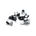 96-00 Civic Polished Aluminum Conversion Mount Kit K Series Manual Eg Subframe 400-500HP 85A Grey Innovative Mounts