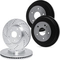 R1 Concepts Brake Rotor Drum- D/S - Silver Fits International Scout
