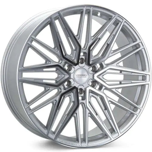 Vossen HF6-5 22x10 - 6x139.7 - ET-18 - Super Deep Face - 106.1 - Silver Polished Wheel