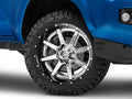 ~(56 lbs. 25X25X13)~ MAVERICK 22x10 6x135.00/6x139.70 CHROME PLATED GLOSS BLACK LIP (-13 mm)