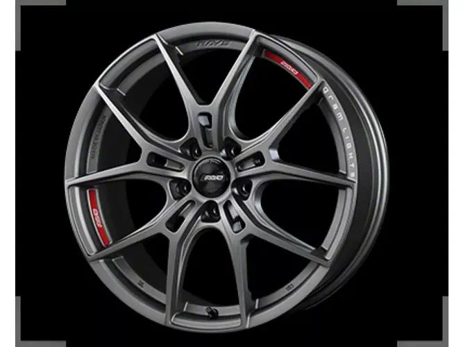 Gram Lights 57FXZ Overseas 19x8.5 +40 5-108 Matte Graphite w/Machining Wheel