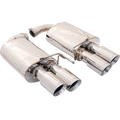18C MUSTANG GT COUPE/CONV TWIN 3IN SS AXLEBACK EXHAUST SYS W/ OVAL MUFFLERS/QU
