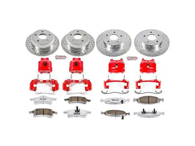 Power Stop 99-02 Jeep Grand Cherokee Front & Rear Z23 Evolution Sport Brake Kit w/Calipers
