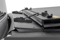 Hard Tri-Fold Flip Up Bed Cover 5 7 Bed Ram 1500 2WD/4WD
