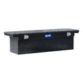 Tool Box: Fits various makes and models; Low Profile Cross Box; black