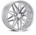 Vossen HF-7 22x9.5 - 5x112 - ET15 - Deep Face - 66.5 - Silver Polished Wheel