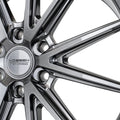 Vossen HFX-2 22x10 / 6x135 / ET-18 / Super Deep Face / 87.1 - Hyper Gunmetal Wheel