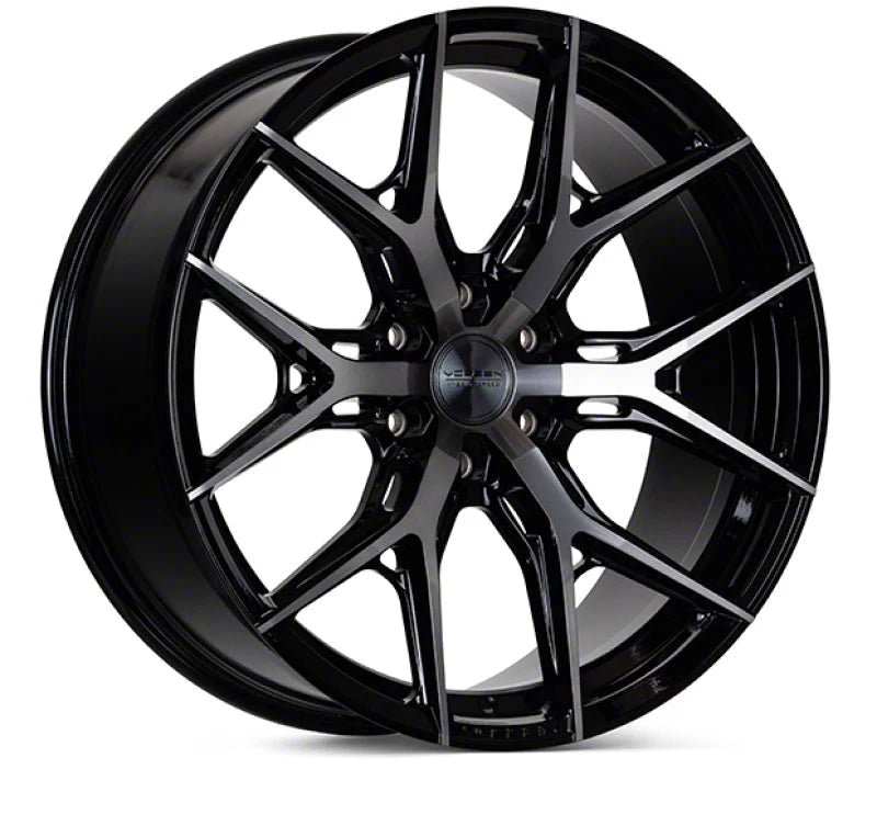 Vossen HF6-4 22x9.5 - 6x139.7 - ET20 - Deep Face - 106.1 - Tinted Gloss Black Wheel