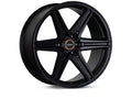Vossen HF6-2 22x9.5 / 6x139.7 / ET20 / Deep Face / 106.1 - Satin Black Wheel