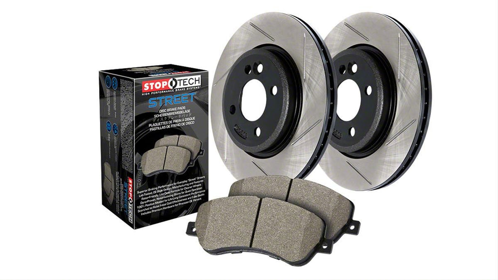 Street Axle Pack, Drilled & Slotted, 4 Wheel