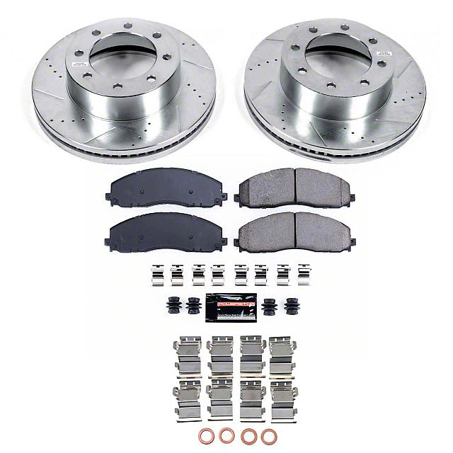 Power Stop 13-16 Ford F-450 Super Duty Front Z23 Evolution Kit w/Calipers