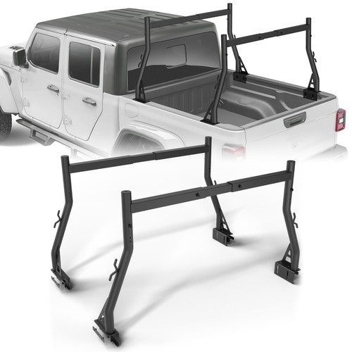 9916 F250/F350/F450/F550 6FT BED HEADACHE RACK NONLGHTD OPN WINDOW SHORT ANG