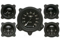 MOAL BOMBER 5 GAUGE SET W/ BEZELS