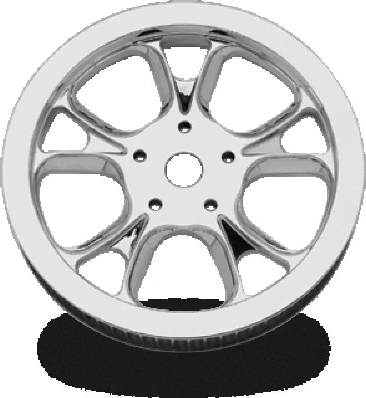 Performance Machine Belt Pulley 66T x 1in Gatlin - Chrome