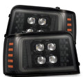 AlphaRex headlights close-up