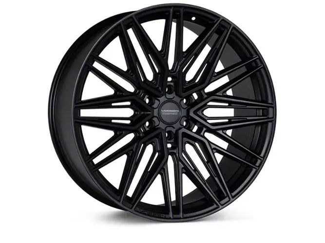 Vossen HF6-5 22x10 - 6x139.7 - ET-18 - Super Deep Face - 106.1 - Satin Black Wheel