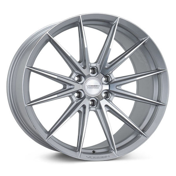 Vossen HFX-2 22x9.5 / 6x139.7 / ET30 / Deep Face / 95.1 - Silver Polished Wheel