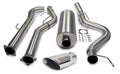 01-05 Duramax ECSB Touring 4in System;Single Side Exit; W 5in Slash Cut tip (downPipe not included)