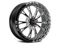 Weld S908 17X11 Belmont Drag Beadlock 5X115 ET06 BS6.25 Gloss Black MIL Dia 78.1