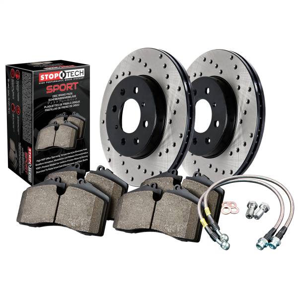 SPORT AXLE PACK DRILLED ROTOR, REAR