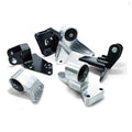 96-00 Civic Polished Aluminum Conversion Engine Mount Kit K Series Manual 250-400HP 75A Black Innovative Mounts