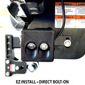 17C F250/F350/F450 SUPER DUTY HITCH BAR REVERSE 7IN LED FLOOD LIGHTING KIT