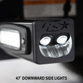 17C F250/F350/F450 SUPER DUTY HITCH BAR REVERSE 7IN LED FLOOD LIGHTING KIT