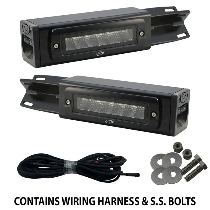 17C F250/F350/F450 SUPER DUTY HITCH BAR REVERSE 7IN LED FLOOD LIGHTING KIT