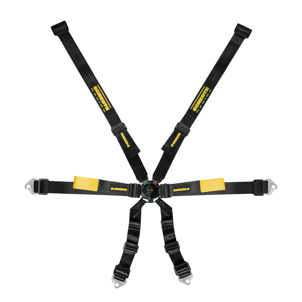Harness 6pt Enduro Black Shoulder & Lap