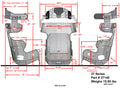 14in Seat Micro Sprint 10 Degree w/ Cover