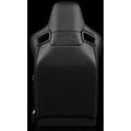 Braum Elite-S Series Sport Seats - Black Red Plaid (Red Stitching) - BRR1S-RDPF