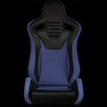 Braum Elite-S Series Sport Seats - Black Red Plaid (Red Stitching) - BRR1S-RDPF