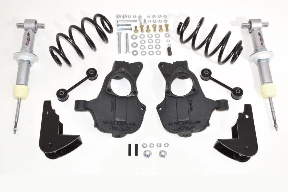2014-17 GM SUV 1500 (2WD ONLY) 3/5-4/5 Deluxe Drop Kit (Spindles Adj. Front Struts5 in Rear Coils) MUST USE PART# 2050 REAR SHOCK. NO Factory Auto Leveling Shocks