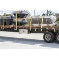 18X24X48 IN PRO SERIES SMOOTH ALUM UNDERBODY TOOLBOXDOUBLE BARN DOOR 3POINT COMPRESSION LATCH