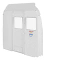 SPRINTER MID/HIGHROOF WINDOW BULKHEAD 691/4 X 661/4 X 6IN WHITE STEEL FINISH