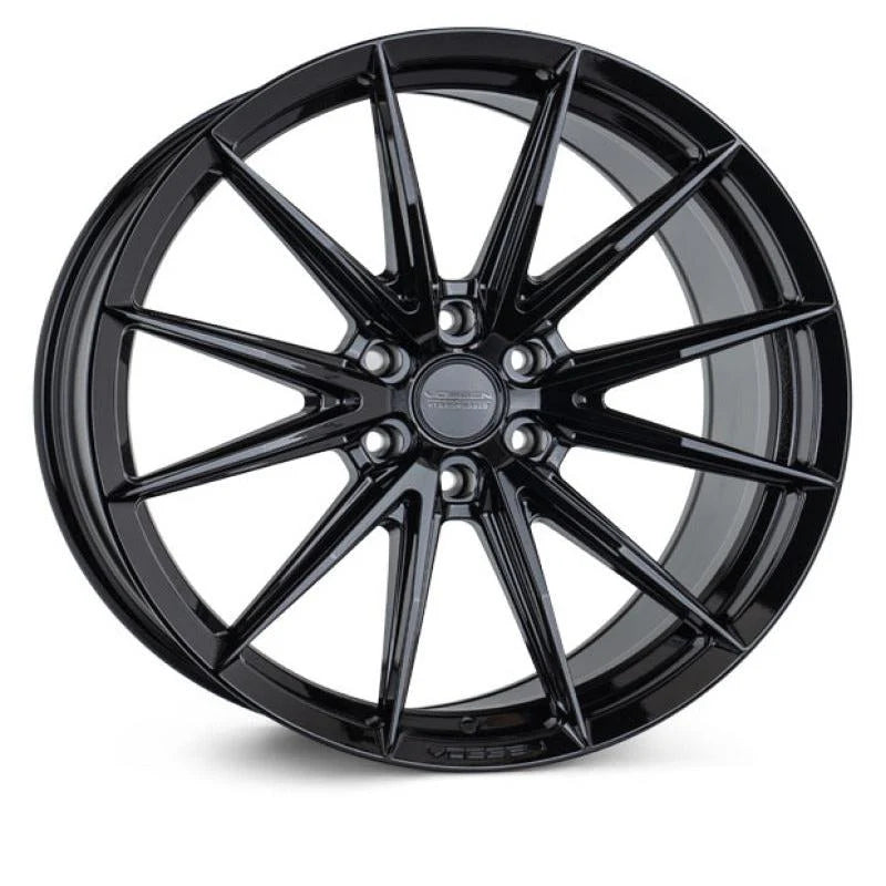 Vossen HFX-2 22x9.5 / 6x139.7 / ET20 / Deep Face / 106.1 - Gloss Black Wheel
