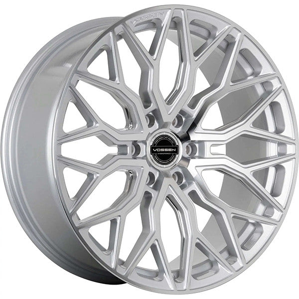 Vossen HF6-3 22x9.5 / 6x135 / ET20 / Deep Face / 87.1 - Silver Polished Wheel