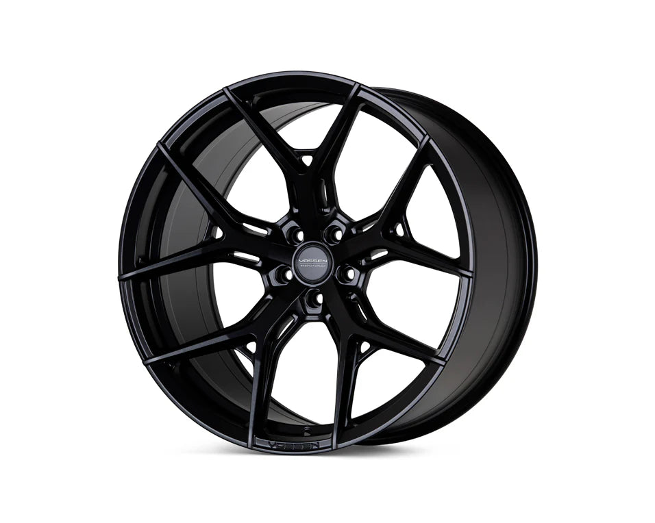Vossen HF5 20X10 - 5X120 - ET23 - DEEP - 67.00 - SB - Satin Black Wheel
